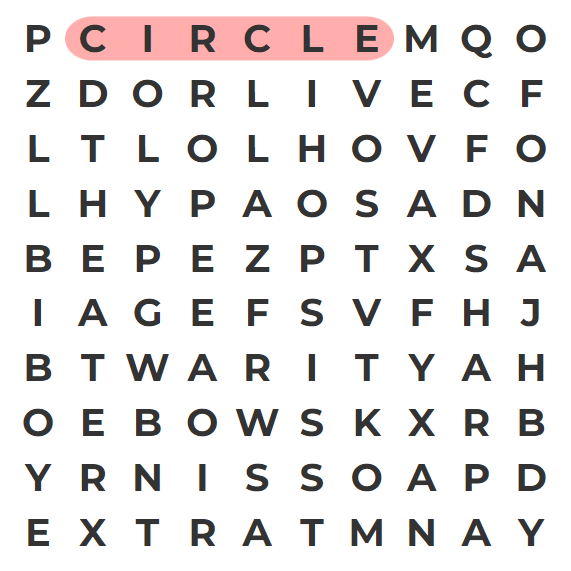 Find the first word